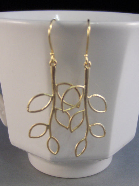 Olive Branch,Gold Earrings,Wedding Jewelery, Gold Filled,Wedding,Bride,Twigg,Nature. Handmade jewelery by valleygirldesigns on Etsy.