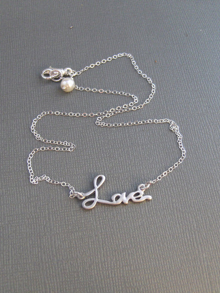 Love Necklace,Sterling Silver,Silver Branch,Silver Bracelet,Love,Family,Bride,Wedding. Handmade jewelry by valleygirldesigns on Etsy.