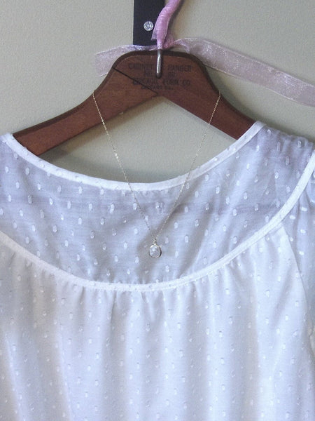 Twinkle Drop, Gold Necklace, Diamond Necklace,Bride,Wedding,Diamond,Blossom,Crystal. Handmade jewelery by valleygirldesigns on Etsy.