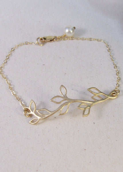 Gold Hazelbranch,Bracelet,Gold,Gold Bracelet,Branch,Boho,Gold Branch,Bride,Wedding. Handmade jewelry by valleygirldesigns on Etsy.