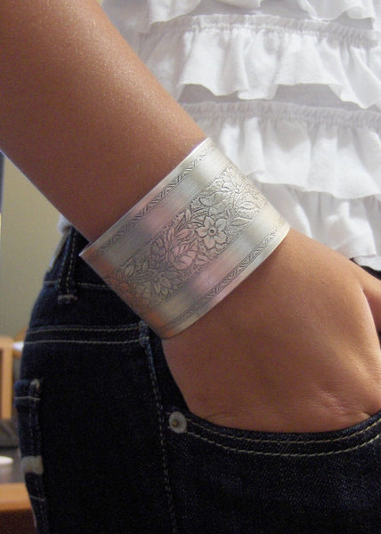 Emmersyn,Bracelet,Cuff,Silver Bracelet,Cuff Bracelet,Bracelet,Silver,Antique Bracelet,Wedding,Bride.Handmade Jewelry by valleygirldesigns.