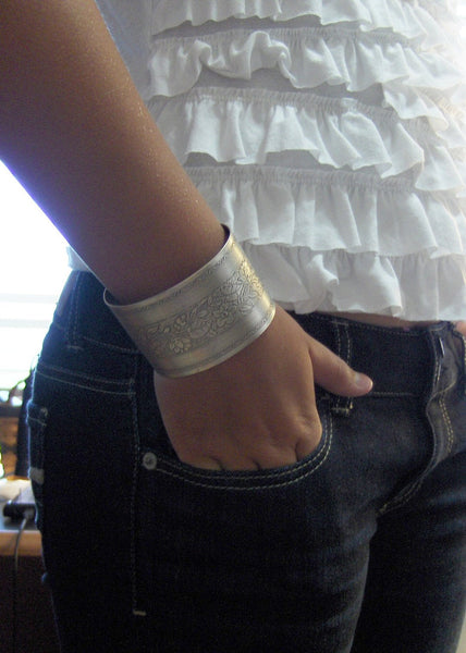 Emmersyn,Bracelet,Cuff,Silver Bracelet,Cuff Bracelet,Bracelet,Silver,Antique Bracelet,Wedding,Bride.Handmade Jewelry by valleygirldesigns.