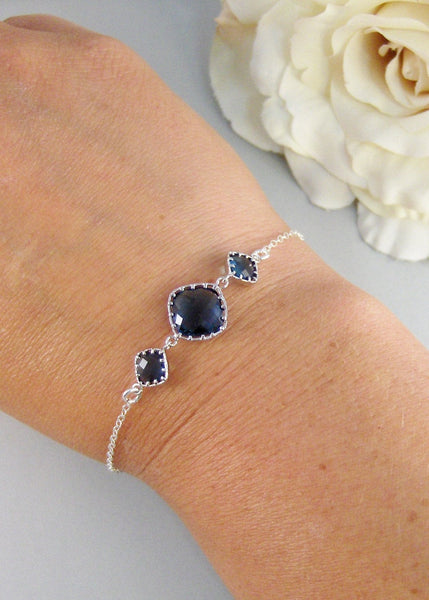 Something Blue Too,Bracelet,Sapphire,Sterling Silver,Jewelry,Blue,Silver Bracelet,Bride,Wedding,Bridesmaid. Jewelry by valleygirldesigns.
