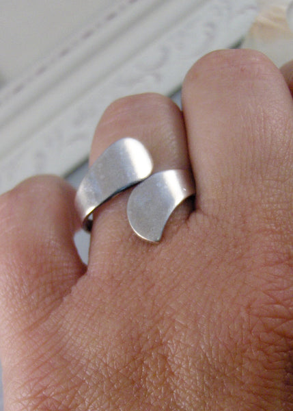 Vintage Wrap,Ring,Silver,Wrap,Antique Ring,Silver Ring,Bird Ring,Woodland,Wedding,Bridesmaid. Handmade jewelery by valleygirldesigns.