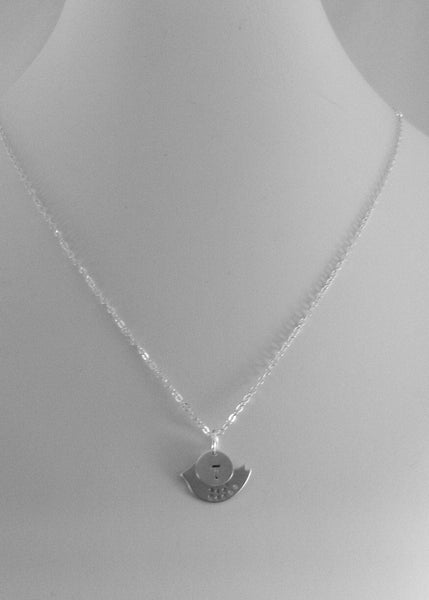 Bird Necklace,Silver Necklace,Bird,Mommy,Baby,Little,Girl,Bird Necklace,Silver Pendant,jewelery by valleygirldesigns on Etsy.