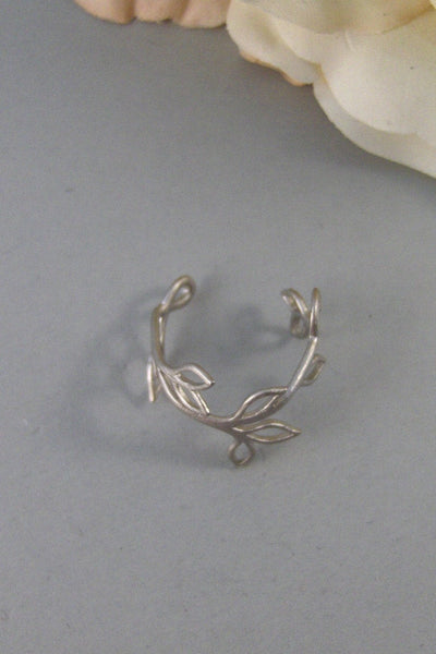 Hazelbranch,Ring,Silver,Flower,Branch,Branch Ring,Silver Ring,Leaf Ring,Wedding,Bridesmaid. Handmade jewelery by valleygirldesigns.