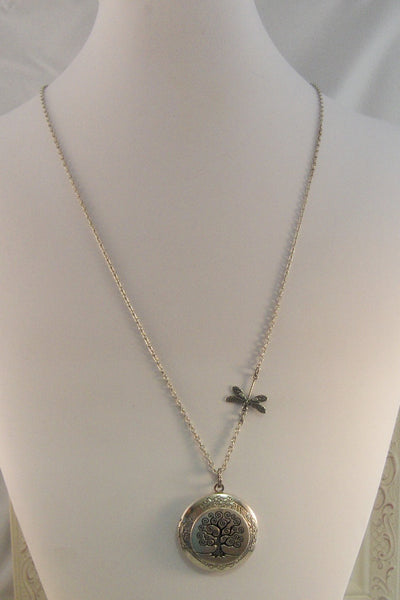 Woodland Dragonfly,Locket,Dragonfly,Silver Dragonfly Locket,Tree,Family,,Antiqued,Charm,Necklace,Pendant. jewelery by Valleygirldesigns.