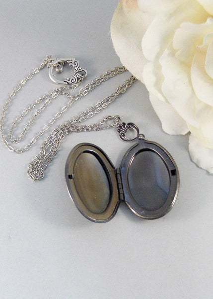 Flowering Peacock,Silver Locket,Antique Locket,Peacock, Locket Necklace,Peacock,Bird. Handmade Jewlery by valleygirldesigns on Etsy.