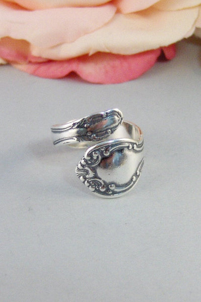 Sterling Spoon,Ring,Silver,Spoon,Spoon Ring,Antique Ring,Silver Ring,Sterling,Wedding. Handmade jewelery by valleygirldesigns.