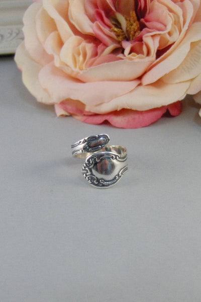 Sterling Spoon,Ring,Silver,Spoon,Spoon Ring,Antique Ring,Silver Ring,Sterling,Wedding. Handmade jewelery by valleygirldesigns.