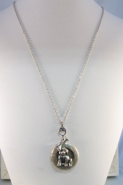 Puppy Love,Locket,Silver Locket,Dog,Puppy,Pet, Locket,Dog Jewelry,Necklace. Handmade Jewelry by valleygirldesigns