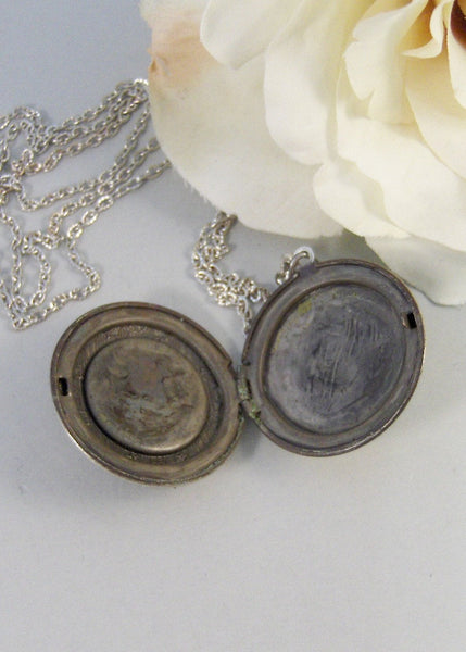Puppy Love,Locket,Silver Locket,Dog,Puppy,Pet, Locket,Dog Jewelry,Necklace. Handmade Jewelry by valleygirldesigns