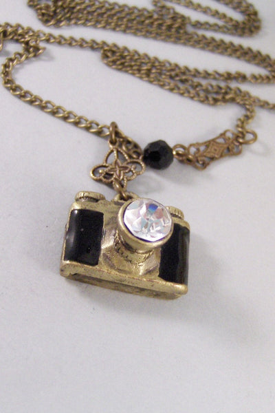 Sweet Memories,Locket,Necklace,Camera,Antique Locket,Brass Locket,Pictuer,Photo,Steampunk,Handmade jewelry by valleygirldesigns