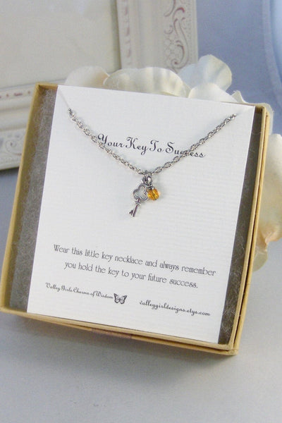 Key To Success,Necklace,Antique Necklace,Keys,Silver,Key Necklace,Key,Birthstone,Personalize,Steampunk,Antique.Jewelry by valleygirldesigns.