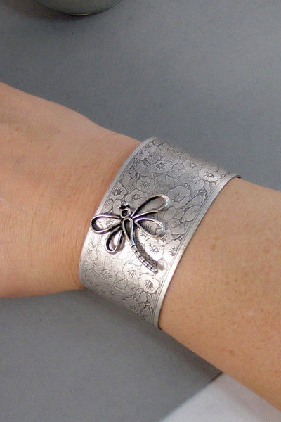 Dancing Dragonfly,Cuff,Bracelet,Cuff,Silver Bracelet,Cuff Bracelet,Bracelet,Silver,Dragonfly,Wing,Bracelet,Wedding,Bride.valleygirldesigns.