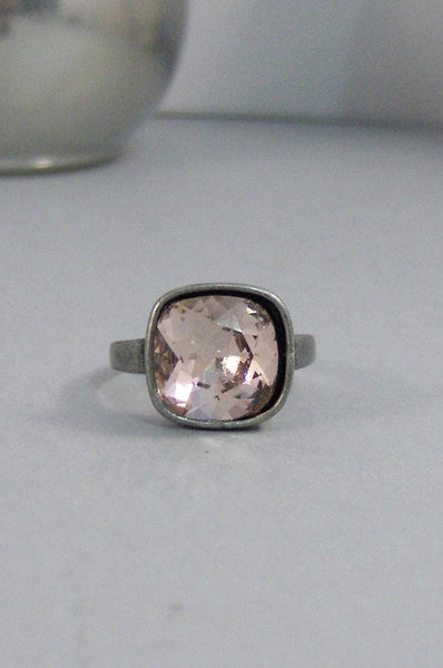 Princess Pink,Ring,Silver,Opal Ring,Pink,Blush,Pink Ring,Blush Ring,Antique Ring,Ring,Wrapped,Pink Stone,Birthstone. valleygirldesigns.