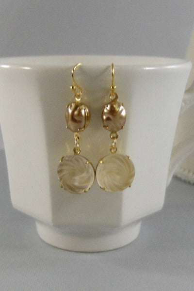 French Cream,Earring,Ivory Earring,Cream,Gypsy,Gypsy Earring,Bohemian,Long Earring,Tan Earring,Neutral Earring,Ivory Jewely,Ivory Wedding