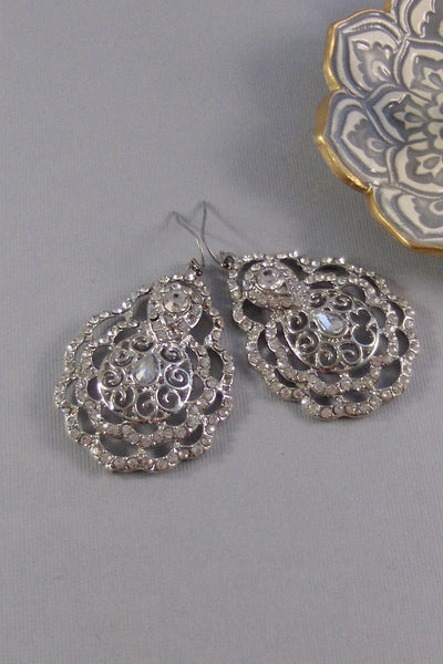 Boho Spirit,Earring,Diamond Earring,Crystal Earring,Boho Earring,Boho Wedding,Boho Style,Bohemain,Gypsy Earring,Diamond Jewelry.valleygirlde