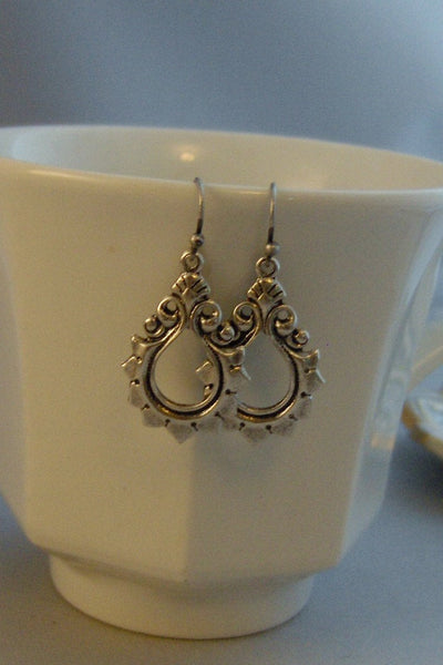 Rue,Earrings,Silver Earrings,Antique,Vintage Style,Wedding,Bride,Antique Earrings,Boho,Hamsa,Boho Earring,Hoop Earring.valleygirldesign
