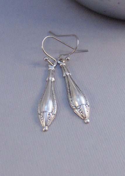 Bliss,Silver Earrings,Antique,Vintage Style,Wedding,Bride,Antique Earrings,Boho,Hamsa,Boho Earring,Hoop Earring.Tribal Ear,valleygirldesign