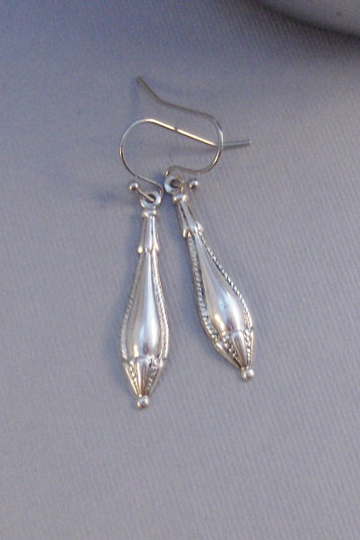 Bliss,Silver Earrings,Antique,Vintage Style,Wedding,Bride,Antique Earrings,Boho,Hamsa,Boho Earring,Hoop Earring.Tribal Ear,valleygirldesign