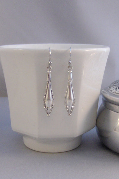 Bliss,Silver Earrings,Antique,Vintage Style,Wedding,Bride,Antique Earrings,Boho,Hamsa,Boho Earring,Hoop Earring.Tribal Ear,valleygirldesign