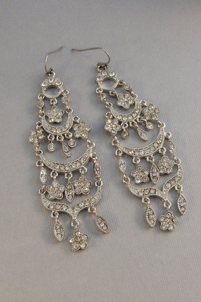 Gypsy Wedding,Earring,Diamond Earring,Crystal Earring,Boho Earring,Boho Wedding,Boho Style,Bohemain,Gypsy Earring,Diamond Jewelry