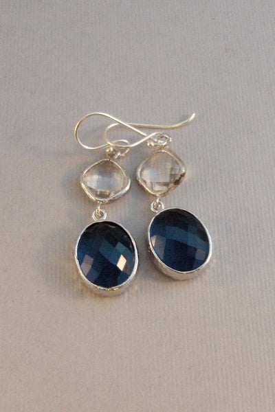 Ocean Tides,Earring,Sapphire Earring,Sapphire,Blue Earrings,September,Birthstone,Sapphire Jewelry,Bridesmaid,Wedding,Blue Valleygirldesigns