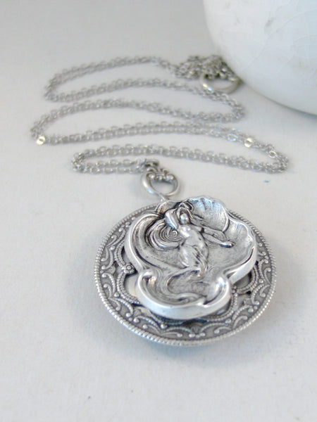 Female Power Locket,Locket Necklace,Goddess Locket,Witch Locket,Witches,Goddesses,Goddess Necklace