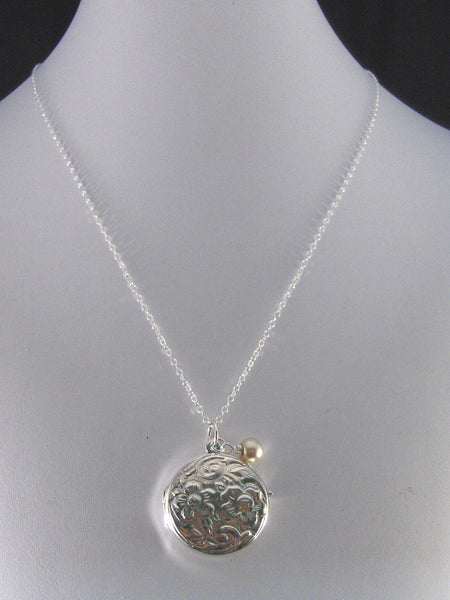 Amanda Sterling Silver Locket,Locket,Locket Necklacet,Sterling Locket