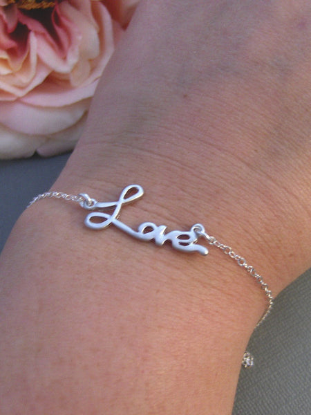 Love Bracelet,Sterling Silver,Silver Branch,Silver Bracelet,Love,Family,Bride,Wedding. Handmade jewelry by valleygirldesigns on Etsy.