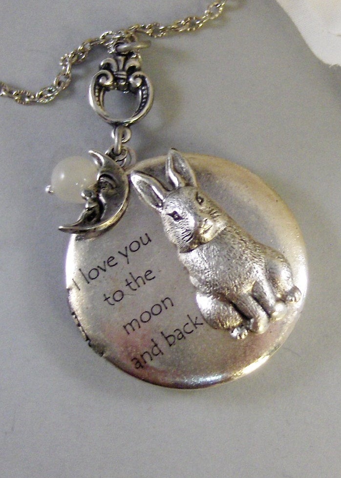 Somebunny Loves You,Locket,Silver Locket,Rabbit,Bunny,Antique Locket,Antique,Woodland,Love You. Handmade jewelry by valleygirldesigns.