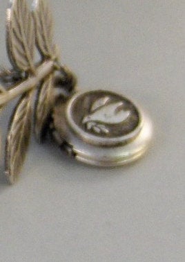 Peace Branch,Bracelet,Silver Bracelet,Bracelet,Silver,Antique Bracelet,Branch,Fern,Bird,Locket,Peace. Jewelry by valleygirldesigns.