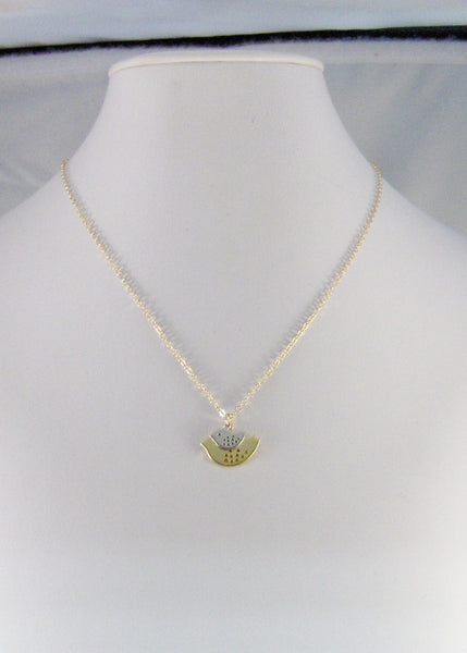 Nesting Birds,Gold Necklace,Bird,Mommy,Baby,Little,Girl,Bird Necklace,Gold Necklac,ejewelery by valleygirldesigns on Etsy.