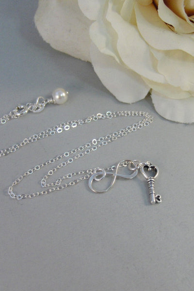 Key To Success,Necklace,Bracelet,Infinity Necklace,Infinity Bracelet,Key Necklace,Success Bracelet,Friendship Necklace,Friendship Bracelet