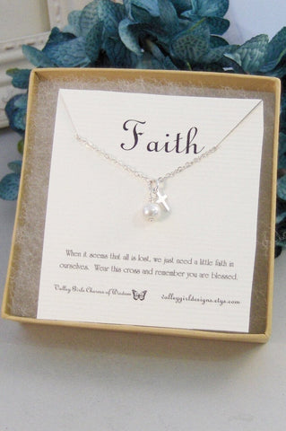 Faith,Necklace,Bracelet, Necklace,Silver,Cross,Religious,Cross Necklace,Mourning,Mourning, valleygirldesigns.