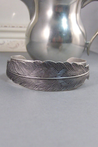 Feather Bracelet,Cuff,Silver Bracelet,Cuff Bracelet,Bracelet,Silver,Feather Bracelet,Feather Cuff,Angel Wing,Wing Cuff. valleygirldesigns.