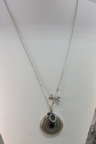 Midnight Star,Flower,Black Flower,Silver Locket,Locket,Necklace,Black Star,Star Locket,Summer,Boho,Gypsy,Flower Locket,valleygirldesigns.