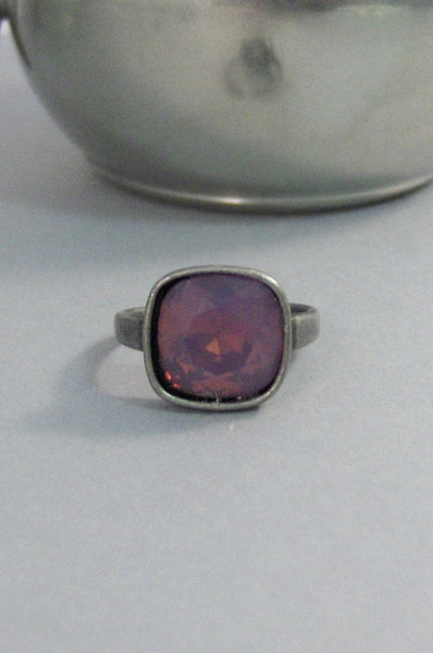 Lavender Opal,Ring,Silver,Lavender Ring,Purple Ring,Lavender Ring,Purple Stone, Jewelry,Antique Ring,February,Birthstone,valleygirldesigns.