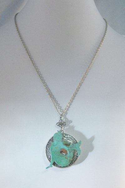 SALE  Mermaid Princess,Mermaid,Silver Locket,Locket,Necklace,Antique Locket,Summer,Gypsy,Mermaid Necklace,Mermaid Locket,Patina.