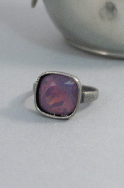 Lavender Opal,Ring,Silver,Lavender Ring,Purple Ring,Lavender Ring,Purple Stone, Jewelry,Antique Ring,February,Birthstone,valleygirldesigns.