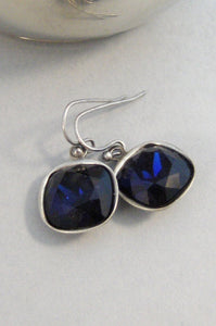 Sapphire Droplets,Earring,Sapphire,Blue,Blue Stones,Silver Earrings,Sapphire Earrings,Sapphire Stone,September Birth Valleygirldesigns Etsy.