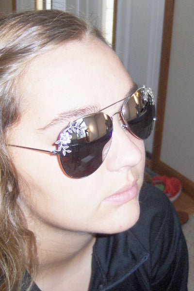 Lucky Girl,Sunglasses,Glasses,Aviator,Aviator Sunglasses,Shades,Sunnies,Irish,Irish Sunglasses,Shamrock Jewelry,Irish Jewelry,valleygirldesi