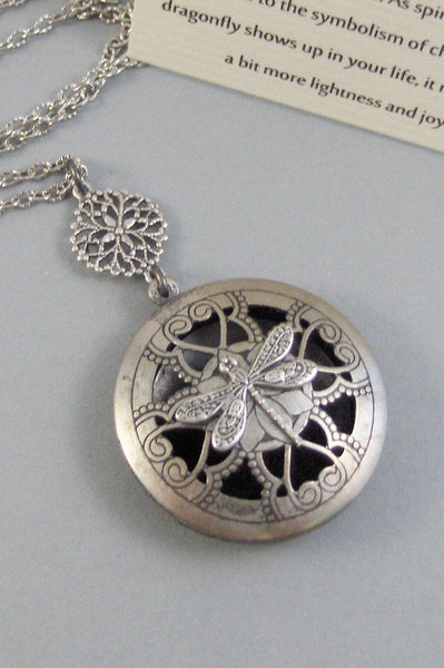 Scented Dragonfly,Locket,Dragonfly Necklace,Dragonfly Locket,Scent Locket,Dragonfly Jewelry,Diffuser,Diffuser Necklace,Aromatherapy Necklace