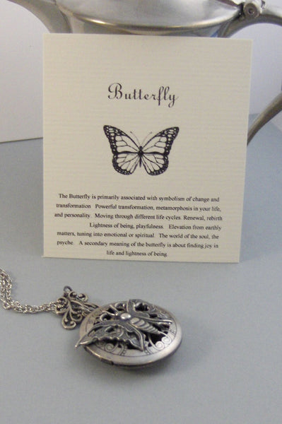 Scented Butterfly,Locket,Silver,Apothecary,Choose Your Scent,Butterfly Locket,Butterfly Neckalce,Lavender,Rose,Diffuser, valleygirldesigns.