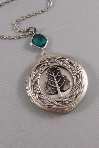 Giving Tree,Locket,Gold,Silver,Silver Locket,Tree,Family,Antiqued,Charm,Necklace,Pendant. jewelery by Valleygirldesigns.