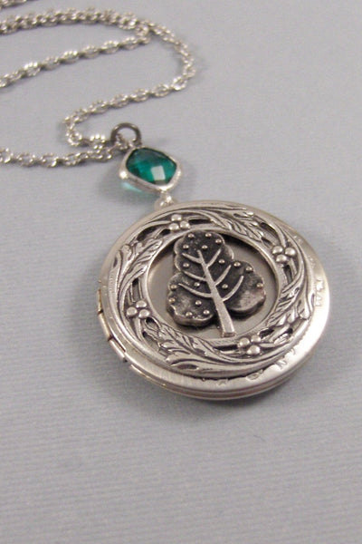 SALE Giving Tree,Locket,Gold,Silver,Silver Locket,Tree,Family,Antiqued,Charm,Necklace,Pendant. jewelery by Valleygirldesigns.