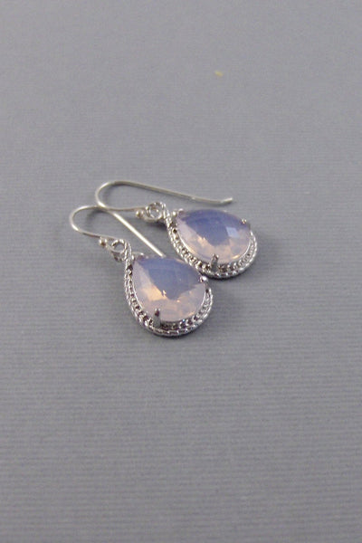 Opal,Earring,Amethyst Earrings,Silver Earrings,Sterling Silver,Bride,Opal Earrings,October Birthstone,Wedding, Earring Valleygirldesigns