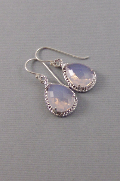 Opal,Earring,Amethyst Earrings,Silver Earrings,Sterling Silver,Bride,Opal Earrings,October Birthstone,Wedding, Earring Valleygirldesigns