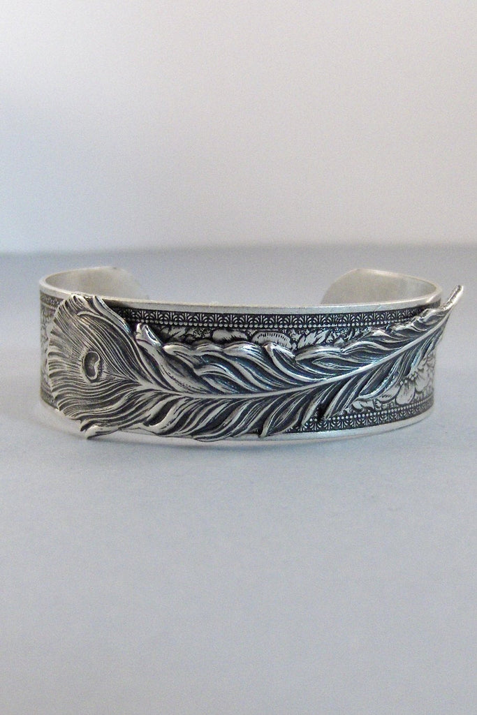 RITI-925 Sterling Silver Oxidised Peacock Bracelet – Auriann
